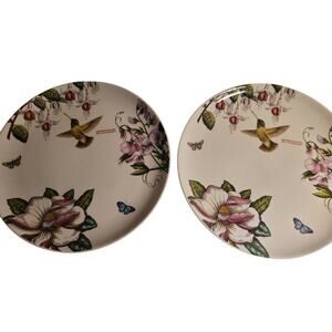 Portmeiron Botanic Hummimgbird Dinner Plates - Set of 3